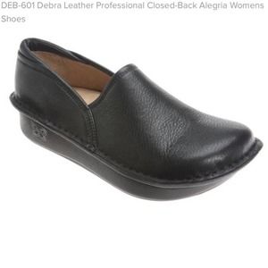 Alegria Debra Leather Professional Closed-Back Alegria Womens Shoes size 39
